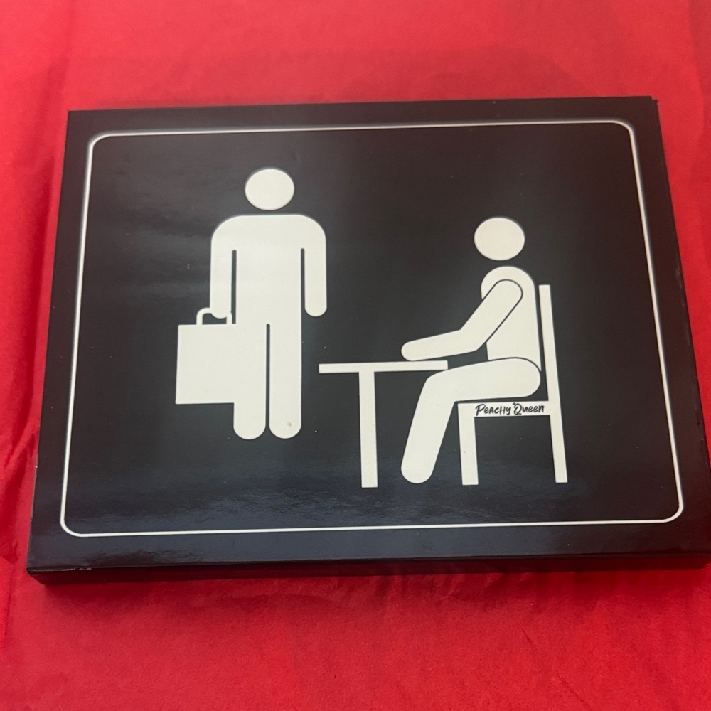 Black and White Office Sign